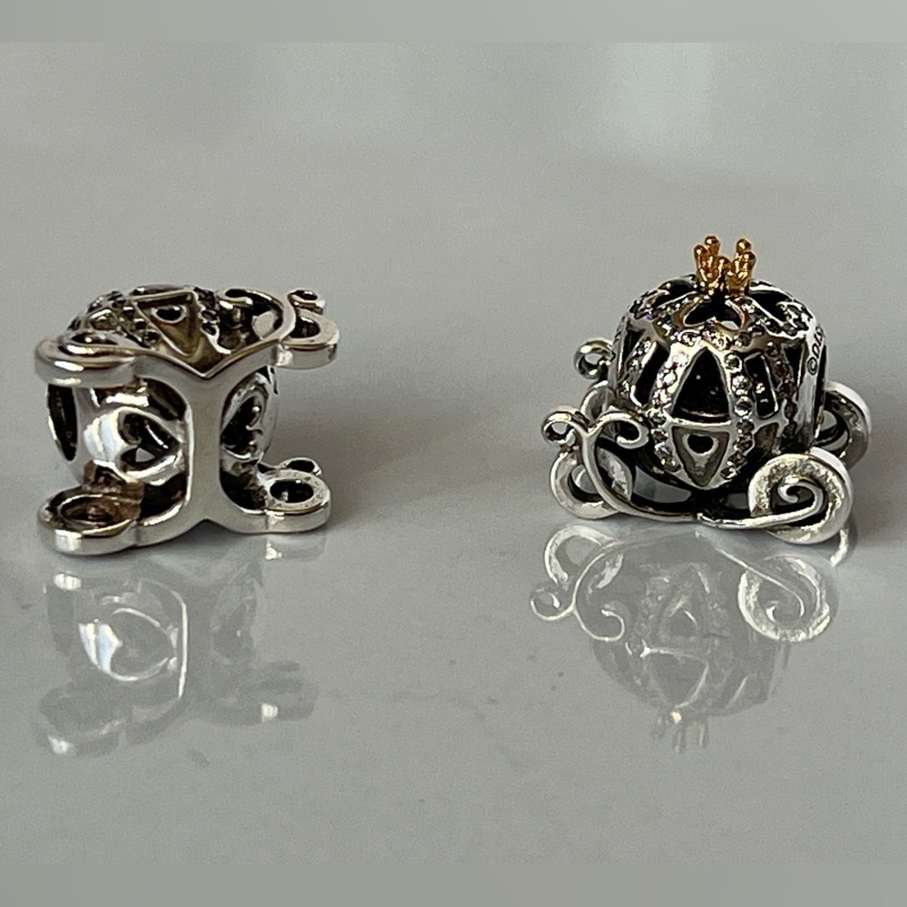 Sterling Silver Disney Cinderella's Pumpkin Coach Charm